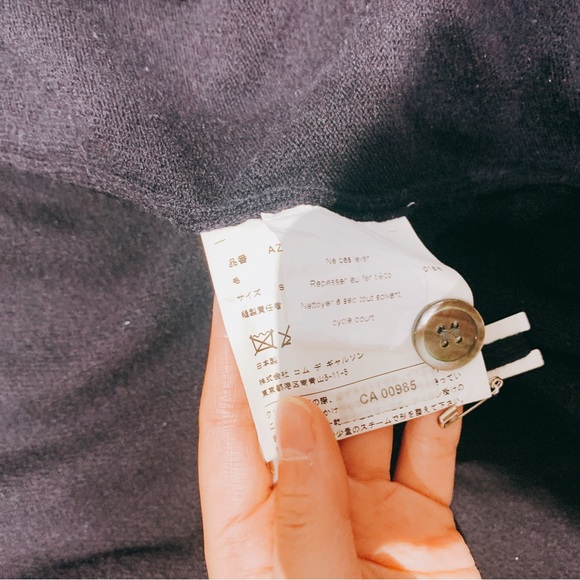 Comme des Garçons Play cardigan- black unisex - Picture 5 of 14